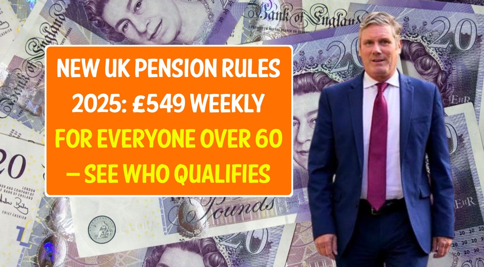 New UK Pension Rules 2025: £549 Weekly for Everyone Over 60 – See Who Qualifies