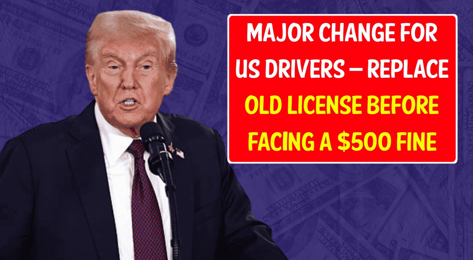 Major Change for US Drivers