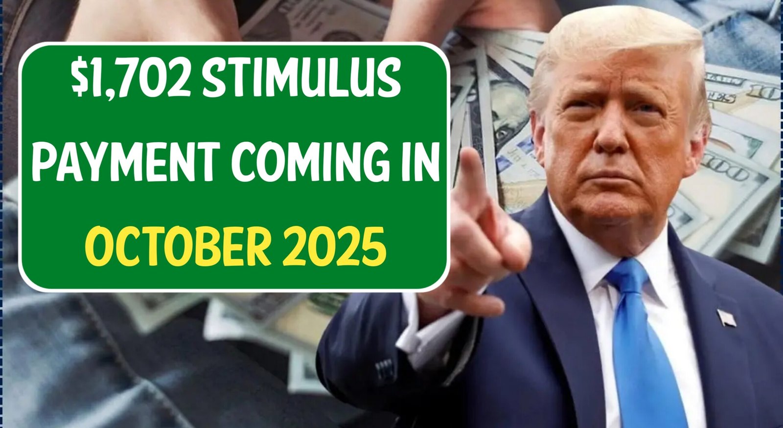 $1,702 Stimulus Payment Coming in October 2025